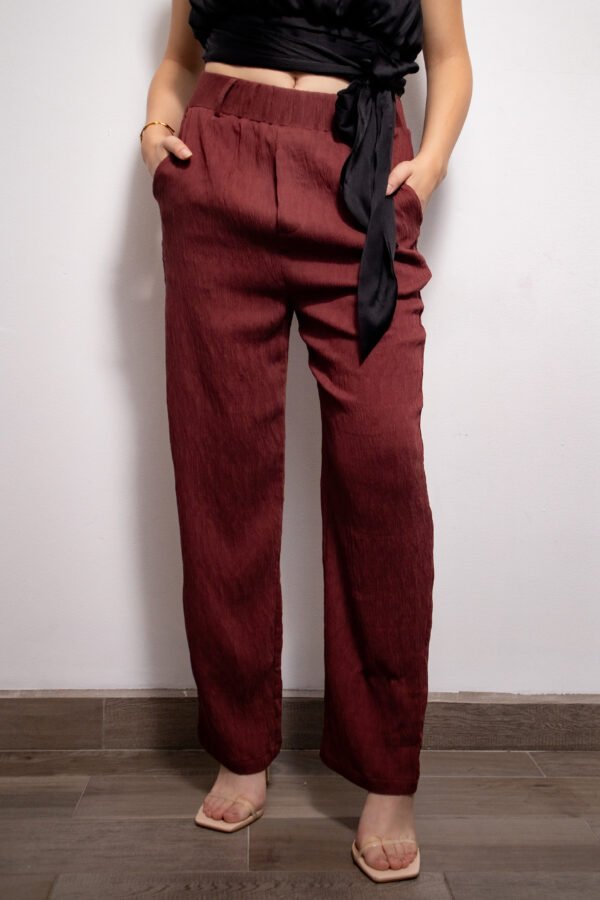 PANTALON VINO